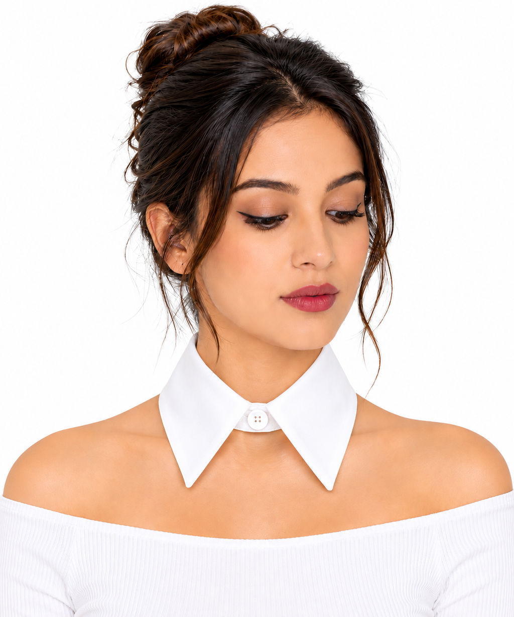 HAYZO white detachable false collar for women