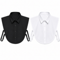 HAYZO False Collar Combo Pack – Black & White Detachable Shirt Collar for Women
