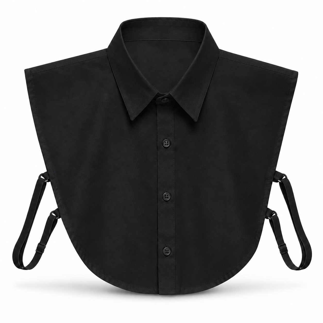 HAYZO Black Detachable False Shirt Collar for Women | Layering Accessory