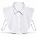 HAYZO White Detachable False Shirt Collar for Women | Layering Fashion Accessory