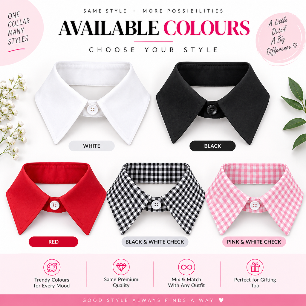 HAYZO detachable collar available colour options